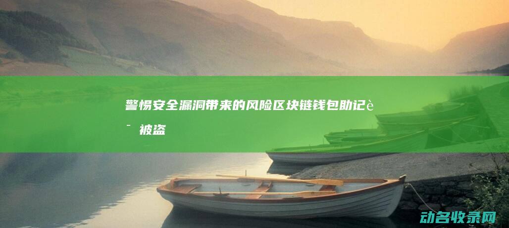 警惕安全漏洞带来的风险 区块链钱包助记词被盗 (安全防范漏洞)